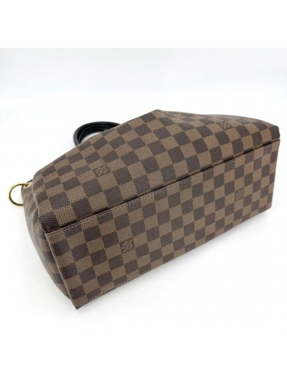Louis Vuitton 2-Way Damier Odeon Tote MM Handbag Shoulder Bag Crossbody Brown
